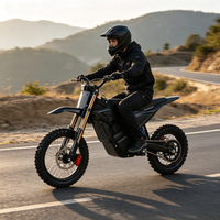 Moto électrique tout-terrain pour adultes 2026, moteur 4000W, vitesse 65 km/h, autonomie 65 km, 48V 21Ah, frein hydraulique en alliage d'aluminium