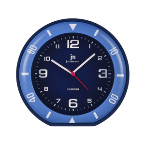 JUSTAMINUTE Soft Touch Alarm <b>Clock</b> Blue JA7096A - Product Image 2