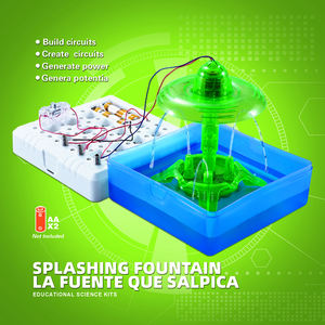 Kit <span class=keywords><strong>d</strong></span>'exploration électronique DIY AJB pour étudiants : Technologie créative STEM, Fontaine scientifique DIY, <span class=keywords><strong>Circuit</strong></span> physique, <span class=keywords><strong>Jouet</strong></span> éducatif - Product Image 1