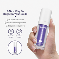 30ml Blanchiment Dentaire Violet Dentifrice Blanchissant Couleur Correcteur Sérum Dentifrice Blanchissant