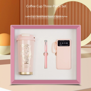 Coffret Cadeau de Luxe IStapromo : Carnet A5 en Cuir PU Personnalisable avec Stylo Métallique et Bouteille d'Eau de 500 ml - Product Image 4