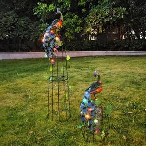 Plantes grimpantes artificielles, fleurs décoratives, treillis de jardin en métal - Product Image 4