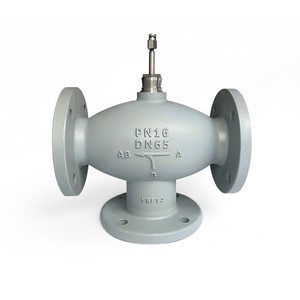 Vanne de régulation proportionnelle à 3 voies à brides Honeywell Série V5GV3W080F-E DN50 DN65 DN80 DN100 DN125 DN150 pour eau de système de refroidissement CVC - Product Image 1