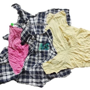 High Cotton Cutting Rag Lint-Free Recycled Mixed Colors Workshop Cleaning Rags Wiping Rags - Product Image 3