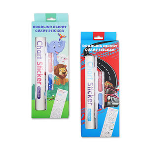 Qualité enfants hauteur <span class=keywords><strong>tableau</strong></span> mural Peel & Stick pépinière décalcomanies Graffiti hauteur règle autocollant mural <span class=keywords><strong>mesure</strong></span> pour bébé chambre enfant en bas âge - Product Image 6