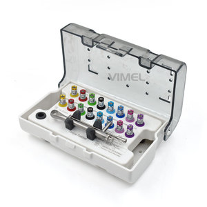 Boîte à outils de restauration dentaire portative avec clé dynamométrique universelle colorée, équipement de restauration implantaire, accessoire de thérapie buccale - Product Image 4