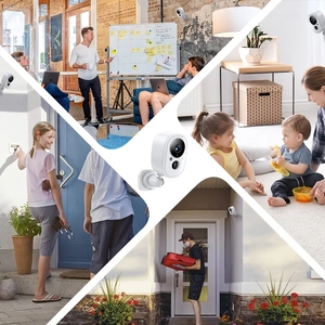 Tốt nhất không thấm nước ngoài trời wifi an ninh PIR IP giám sát thông minh ai máy ảnh tuya trong nhà có thể sạc lại bên ngoài pin Powered - Product Image 5