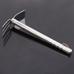 Xilei Hardware Stainless Steel Garden Hoes And Rakes With Wooden Handles Agricultural Weeding Digging Tool For Vegetable - Product Image 2