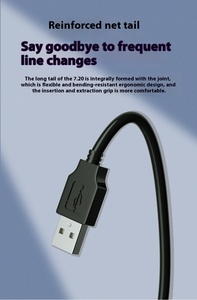 Câble d'imprimante haute vitesse USB3.0 avec gaine en PVC Port carré Ordinateur portable Boîte de disque dur Connexion pour câble de données d'imprimante - Product Image 3