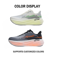 Chaussures de haute qualité unisexes, chaussures de course à semelle en gelée dégradée, chaussures tendance légères et amortissantes, baskets pour couples