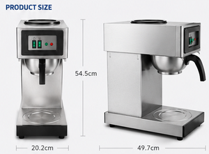 Équipement de cuisine commerciale, machine à café professionnelle, cafetière en verre, équipement de cuisine pour restaurant, café, bureau - Product Image 4