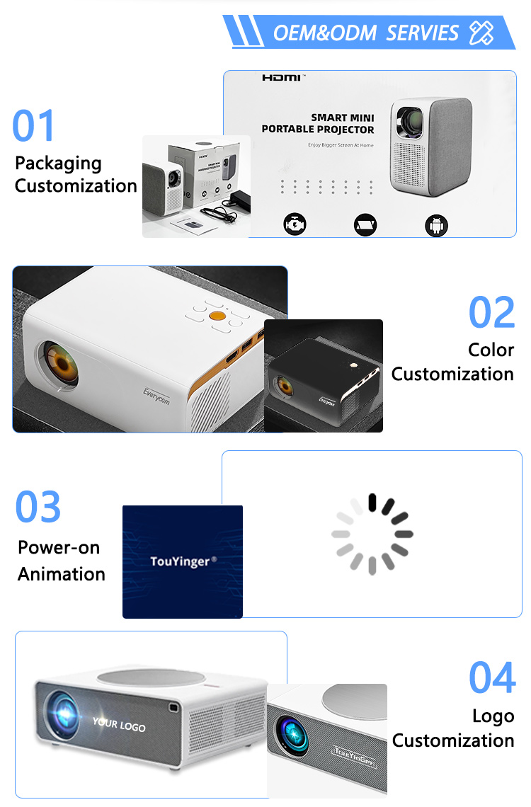 Lenovo T100 850 ANSI Lumens Projector 2K Decoding LCD Proyector