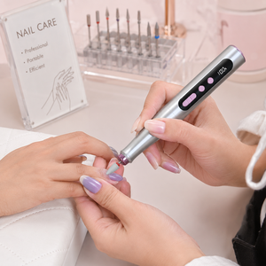 Vantrend Beauty - Machine à ongles professionnelle sans fil portable 35000 tr/min, rechargeable, faible bruit, en aluminium, pour les techniciens de salon - Product Image 2