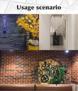 <span class=keywords><strong>Paneles</strong></span> de láminas de chapa de revestimiento de azulejo de piedra flexible suave natural para exteriores autoadhesivos láminas de chapa de piedra flexibles - Product Image 5