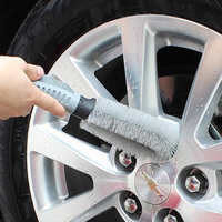 Brosses de lavage de voiture en fibre souple spéciale détaillant l'outil de nettoyage des tapis et des pneus pour un nettoyage efficace de l'intérieur de la voiture