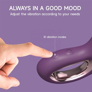 Vibrateur Lapin Rechargeable en Silicone, Double Vibration pour Massage du Point G et du Clitoris, pour Femmes - Product Image 2