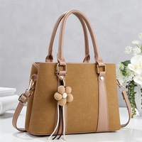 Nouveauté Sac fourre-tout de luxe en PU imperméable, durable, grande capacité, couleur unie, tendance, avec fermeture éclair pour femmes, usage quotidien