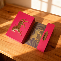 Emballage en carton laminé haut de gamme sur mesure, design personnalisé, flacon de parfum, cosmétique, 2 pièces, couvercle et base, boîtes rigides en papier cadeau