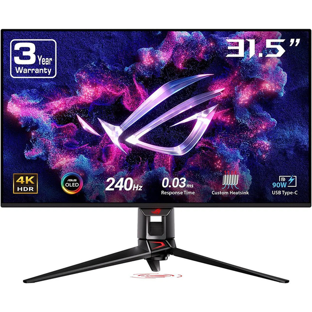 ROG SWIFT OLED PG32UCDM 3840 X 2160 32" 4K QD-OLED 240H 0.03ms UHD Swift Gaming Monitor G-SYNC Compatible Custom Heatsink