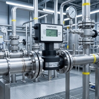 Yunyi Custody Transfer Ultrasonic Gas Meter 1.0% Accuracy 4-20mA RS485 for Fiscal Gas Measurement SCADA System