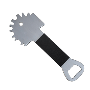 Đa Chức Năng Ngoài Trời Di Động Không Trượt Thép Không Gỉ BBQ Nướng Grate <span class=keywords><strong>Scraper</strong></span> Nướng Scrubber Công Cụ Làm Sạch Với Mở Chai - Product Image 1