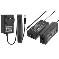 Transformateur adaptateur ca/cc certifié EU UK US 12V 2A adaptateur d'alimentation avec sortie 5V 2A connexion enfichable entrée 100-240V