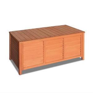 Banc de rangement extérieur en <span class=keywords><strong>bois</strong></span> pour jardin, avec siège et <span class=keywords><strong>coffre</strong></span> - Product Image 1