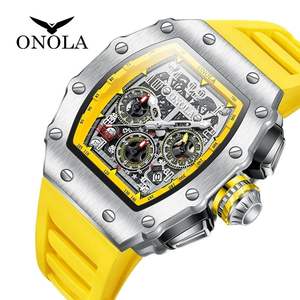 Montre de luxe pour homme ONOLA 6826, montres-bracelets multifonctions, sportives, étanches, lumineuses, décontractées, montres à quartz pour homme - Product Image 1