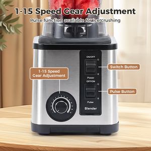 Tùy chỉnh Heavy Duty 8 trong 1 đa chức năng máy xay sinh tố trong kho đa mục đích Máy ép trái cây công suất lớn tốc độ cao Máy xay sinh tố - Product Image 3