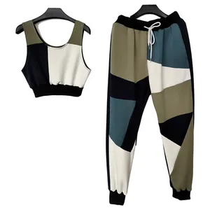 Custom Logo Plus Size Women Shorts Sets 2 Pants Sweatsuit Crop Tops Track Suits For 2 Piece Set