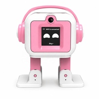 Robot de bureau EMO version IA ESP32-S3, robot interactif intelligent pour la conversation et la danse, reconnaissance d'image, chargement Type-C, développement DIY