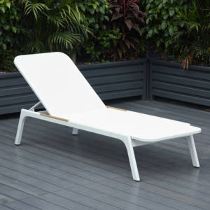 Tumbona de Jardín de Aluminio, Moderna, Plegable, para Playa, Exterior, Piscina, Silla, Cama, Tumbona de Hotel - Product Image 1