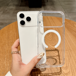 <span class=keywords><strong>Coque</strong></span> de téléphone magnétique transparente en acrylique antichute à chargement sans fil, très vendue, pour 17 Pro Max, 18 Pro, 18 Pro Max - Product Image 4