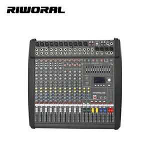 PM1003 Double DSP effector 1000W 10 Channels Audio mixer Power +48v Phantom Reverb for stage