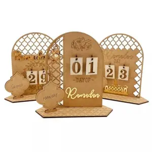 Ramadan Calendar Ramadan Decoration, Eid Mubarak Advent Calendar, Countdown  Calendar Made Of Wood