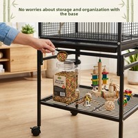 Nouvelle cage à oiseaux multifonctionnelle de luxe pour perroquets avec design anti-évasion, grand espace, construction en métal, utilisable toute l'année