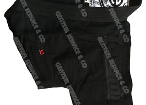 Jiu Jitsu-kimono/Bjj para hombres, uniforme de jiujitsu negro de alta calidad, hecho a medida, venta al por mayor - Product Image 4