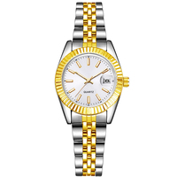Design personnalisé de luxe 2 pièces montres de couple calendrier classique Date 3A qualité femmes hommes alliage montre à quartz