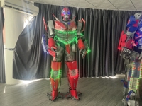 Costume de Robot de grande taille portant la lumière Led Robot de performance pour les enfants VR industrie carnaval divertissement DJ Show