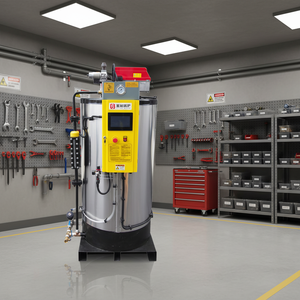 Nouveau 300kg meilleures chaudières à mazout Tube d'eau automatique conception verticale basse pression utilisation industrielle Autoclave à vapeur utilisation économie d'énergie - Product Image 1