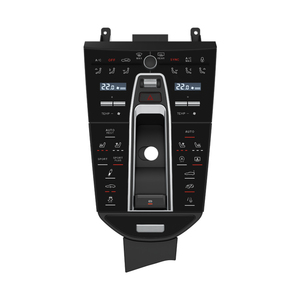 Pour Porsche Panamera 2010-2016 : Amélioration de la console centrale, panneau de selle modifié, accoudoir avec retour de force tactile par vibration - Product Image 1