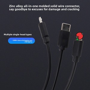 <span class=keywords><strong>Cable</strong></span> Divisor USB a 3 Tipo-<span class=keywords><strong>C</strong></span> de 20 cm, PVC, 3 en 1, Carga Rápida y Sincronización de Datos, <span class=keywords><strong>Cable</strong></span> USB Tipo-<span class=keywords><strong>C</strong></span> 3 en 1 - Product Image 4