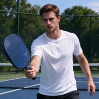 Ensemble de raquettes de pickleball en fibre de verre, directement de l'usine, 2 raquettes, 4 balles, 1 sac de transport, pour terrain extérieur, fabricant en gros