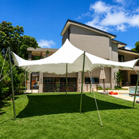 Tente extensible en PVC résistant aux UV 750g avec paroi en tube d'aluminium de 2,5 mm d'épaisseur pour événements en plein air