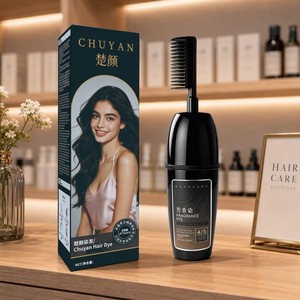 CHUYAN Scented Hair Color Comb Natural Fruit Fragrance DIY Home Salon Quality for Home DIY Beauty Private Label Service MSDS Saf - Product Image 1