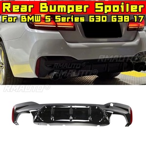 <b>Car</b> Rear Bumper Lip <b>Diffuser</b> Spoiler Glossy Black Modification Part for BMW 5 Series G30 G38 2017 <b>Car</b> Accessories - Product Image 3