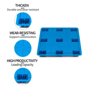 ZNPP008 China Manufacture In Pallets Plastic Yellow Detachable Plastic 4 Drums Ibc Spill Containment Pallet