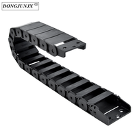 Chaîne de guidage de câbles en plastique pour machine-outil à grande vitesse silencieuse 18*37 pour machine CNC automatique