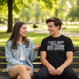 No puedo discutir con mi mejor amiga, ella es más joven y los jóvenes no escuchan nada. - Product Image 3