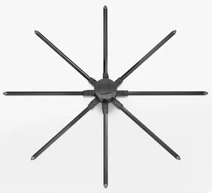 Alta definizione 200cm grande formato digitale 3D ologramma LED ologramma Fan con nudo 3D e più grande immagine con ologramma proiettore